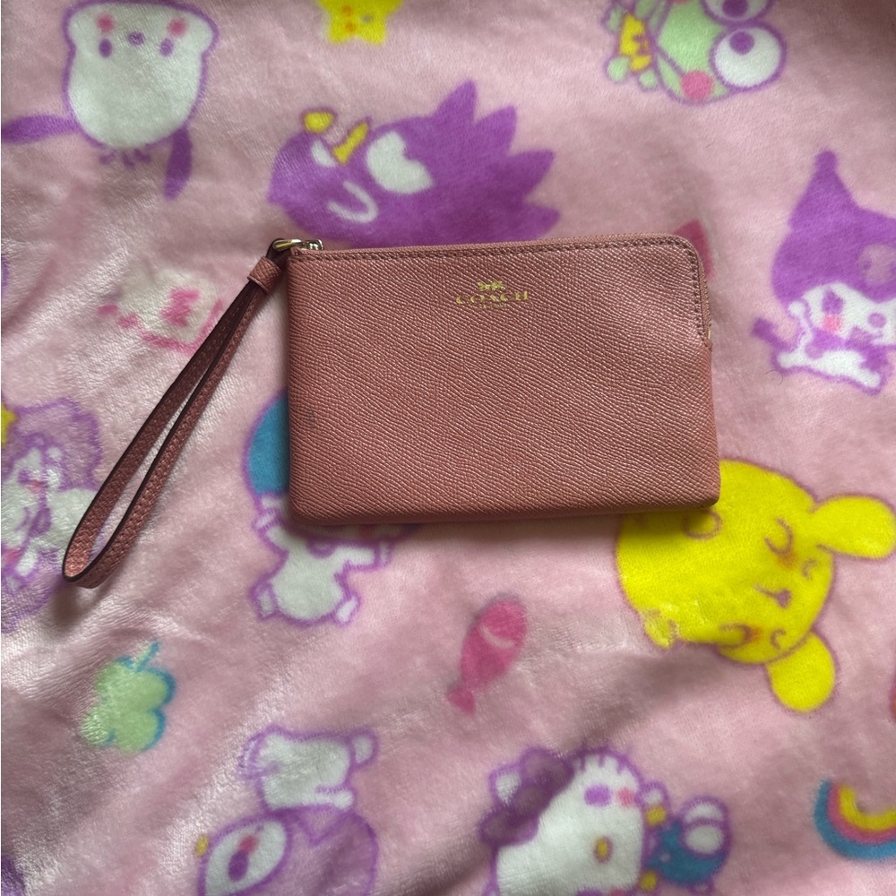 Coach Blush Pink Wristlet